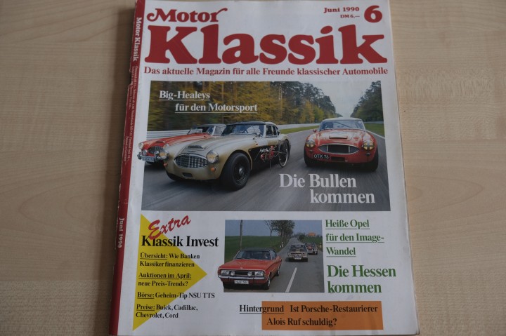 Deckblatt Motor Klassik (06/1990)